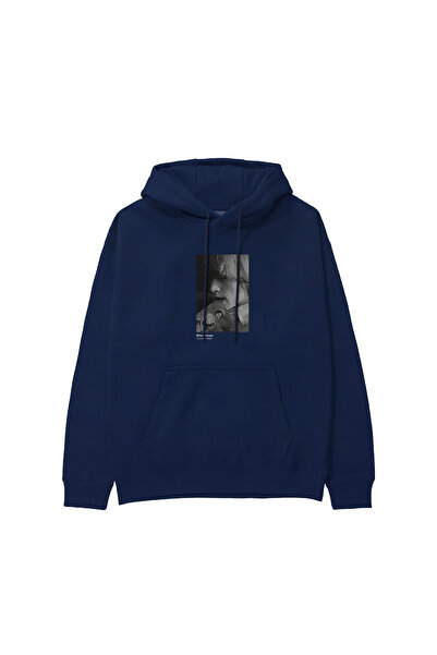 The Lucid Lab Brian Jones London 1966 Hoodie - Navy Blue