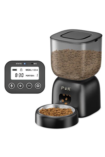 PUPPY KITTY Dispenser automat de hrană cu capacitate de 3L și 180 de zile de ...