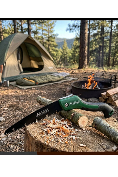Efsoon Organics Kamp Katlanır Testere – Doğada Güçlü ve Pratik Kesim