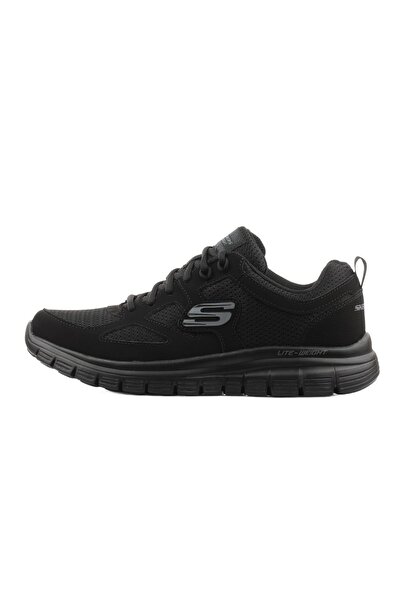 SKECHERS Burns Agoura Men's Sneakers, Black, Size 48.5