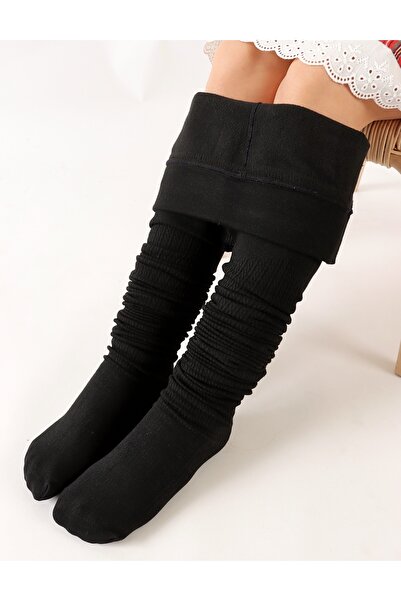 MiniKids Στυλ καλσόν, μαύρο μοντέλο με Αντιολισθητικό