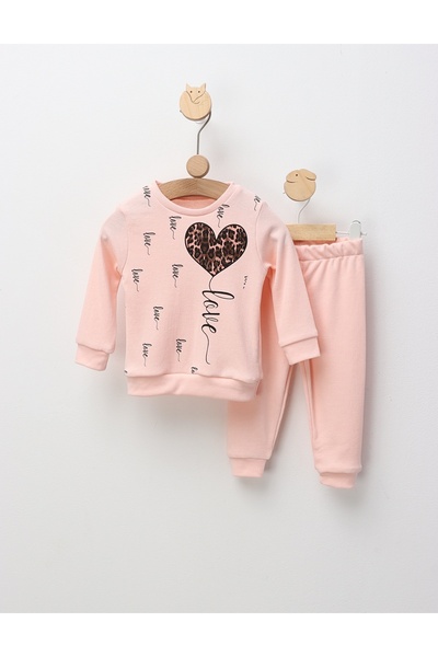 MiniKids Love Love outfit, pink model