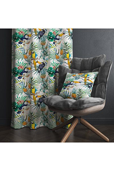 EVSEHOMES Tropical Birds t Single Panel Background Curtain