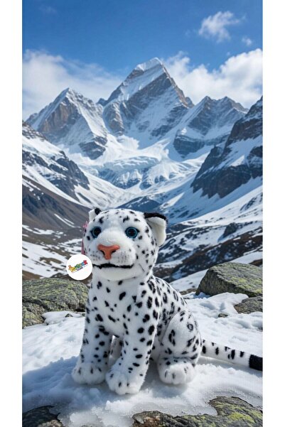 TOPROCKSTORE Sevimli Yırtıcı Vahşi Leopar Kaplan Peluş Oyuncak Gerçekçi Camgö...