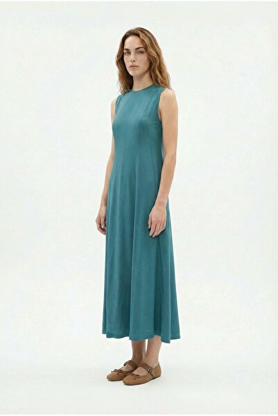 ALLDAY Green-Cup Detailed Fit Dress