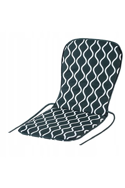 KADAX Cushion for Garden Chair, Armchair, Balcony, Terrace, Tied, 37x75cm, Co...