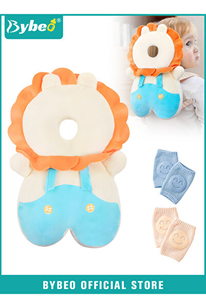 BYBEO وسادة حماية رأس الطفل مع وسادتين للركبة، حقيبة ظهر قابلة للتعديل لحماية...