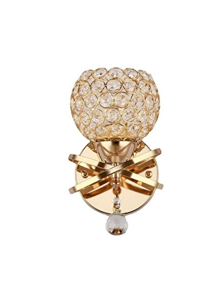 Generic مصباح حائط كريستالي كروي إبداعي بسيط وفريد ​​من نوعه، مناسب لغرف المع...