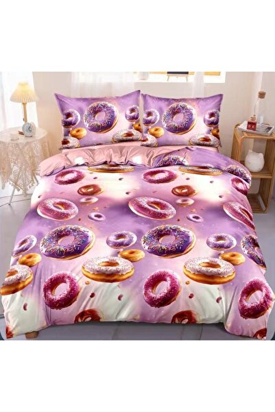 CHIRASO CHIRASO Bedding Set, 4 Pieces, Satin Cotton, ELASTIC Sheet 180X200cm,...