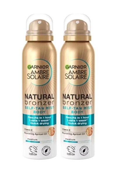 Garnier Ambre Solaire Natural Bronzer Güneşsiz Bronzlaştırıcı Sprey 150 ml x ...