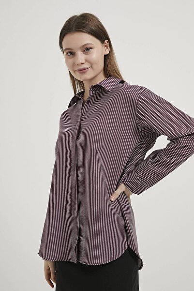 Shopping Shop Striped shirt bordo