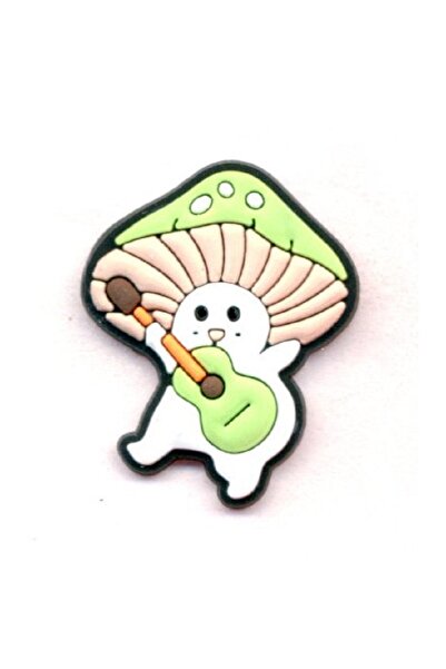 Jibbitz Crocs Jibbitz accessory, guitar player mushroom