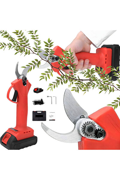 zola Ασύρματο ηλεκτρικό ψαλίδι κήπου, 48V, κοπής 25-30 mm, ανοξείδωτο ατσάλι,...