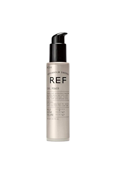 REF STOCKHOLM , Curl Power N°244, Vegană, Cremă de coafat pentru păr, 2, 125 ml