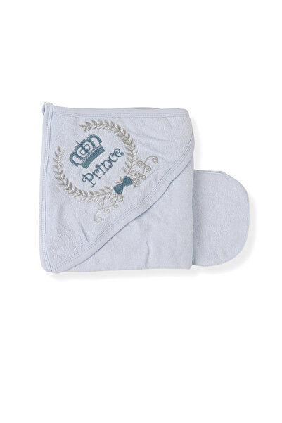 MiniKids Bath towel, Prince, blue