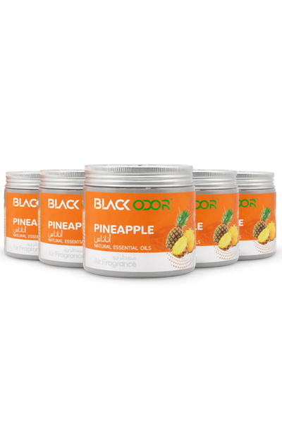 Black Odor معطر جو للسيارة برائحة الأناناس، معطر بزيوت عطرية طبيعية تدوم طويل...