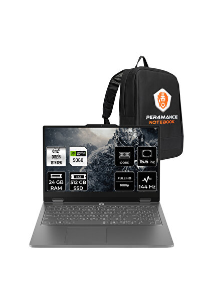 LENOVO LOQ Essential i5 13450HX 24GB 512GB SSD RTX5060/8GB 65W 15.6" FHD FDOS...