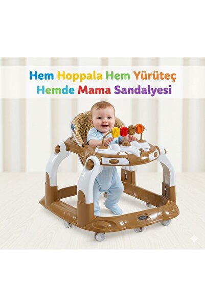 Allians Kornalı Oyuncaklı Mama Tablalı Zıp Zıp Hoppala Yürüteç ve Örümcek Seti