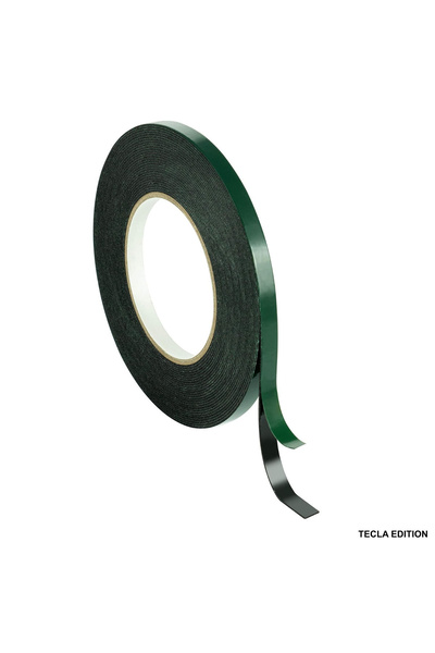 TECLA EDITION Banda dublu adeziva din spuma neagra, 10mm x 10m, rezistenta la...