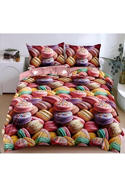 CHIRASO CHIRASO Bedding Set, 4 Pieces, Satin Cotton, ELASTIC Sheet 180X200cm,...