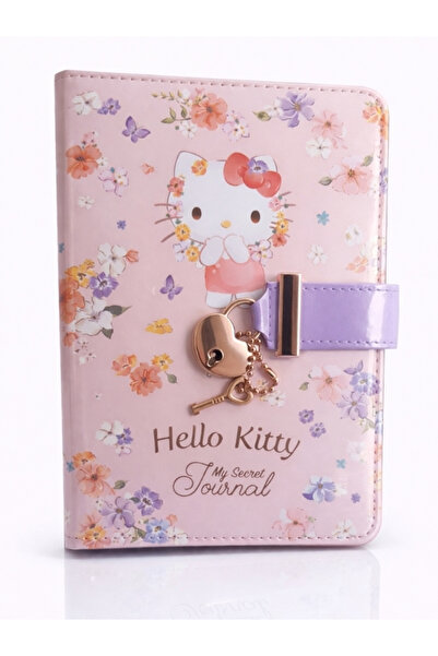 MedyStore Hello Kitty ve Arkadaşları Mini Kilitli Hatıra Defteri | A6 | 96 Ya...