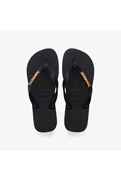 Havaianas Logo Metallic Black Femei papuci