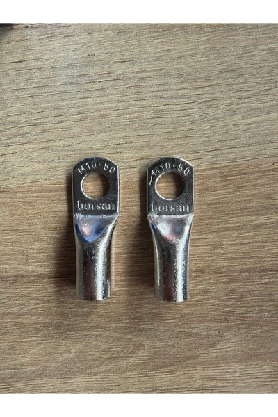 Borsan 50 mm² M10 Kablo Pabucu – Pres Tipi Bakır Kablo Ucu