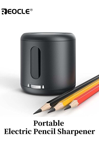 Generic REOCLE Electric Pencil Sharpener Portable Lightweight USB Rechargeable