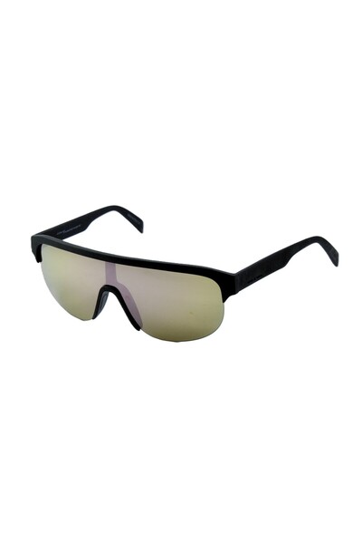 Italia Independent 0911F 009 Gd Gold Black Unisex Gold Sunglasses