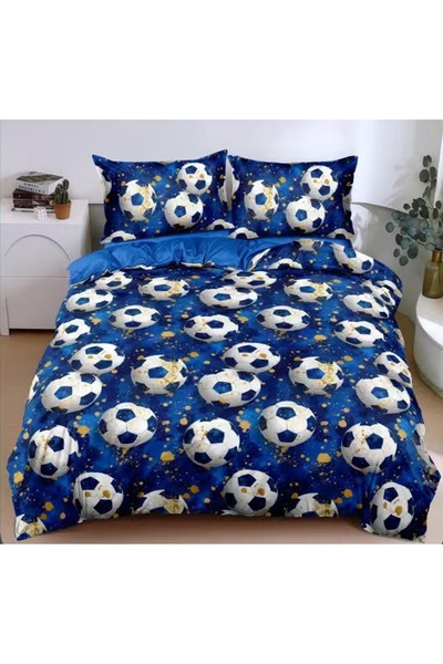 CHIRASO CHIRASO Bedding Set, 4 Pieces, Satin Cotton, ELASTIC Sheet 180X200cm,...