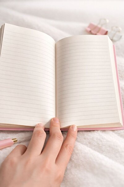 4nio Patterned Hard Cover Striped Notebook