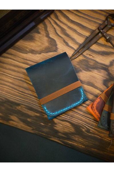 MY Leather Genuine Leather Cash Slim İnce K Card Holder C Wallet