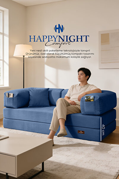 HAPPYNIGHT Jumbo Yüksek Aktivite Koltuğu | Oyun Koltuğu | Sünger Koltuk | Sin...