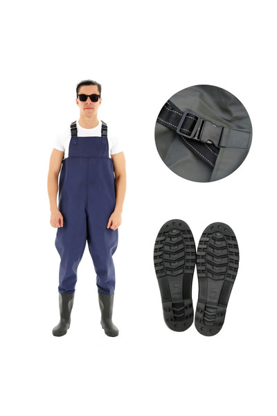 zola Φόρμα με λαστιχένιες μπότες, 43/44, Αδιάβροχο, Αντιολισθητική σόλα, PVC,...