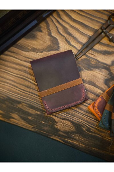 MY Leather Genuine Leather Cash Slim Thin K Card Holder Wallet