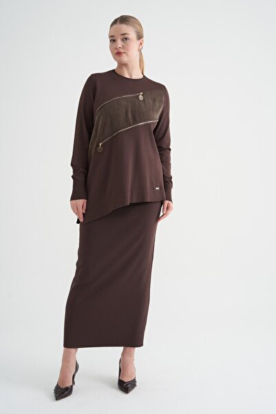 Niliwi 3121 ÖNÜ FERMUARLI TRİKO TUNİK