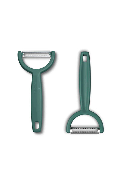 Victorinox 6.0963.4 مقشرة يبسو ذات حافة مزدوجة مع فتحة للمنشار - أخضر
