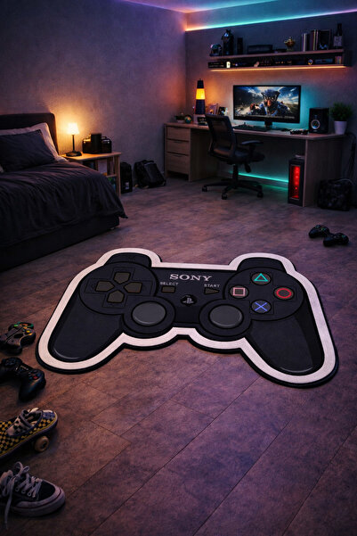 RUGRUMBA حذاء بنعل مانع للانزلاق غرفة شبابية ذات طابع بلاي ستيشن وإكس بوكس ​​...