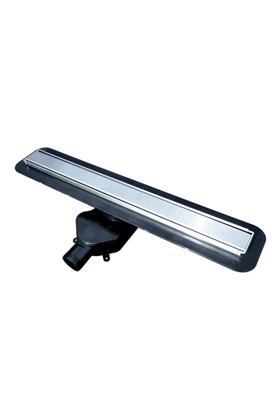 CELESTA Rigolă de scurgere pentru duș Aqualine 550 mm neagră, sifon dublu 70 ...