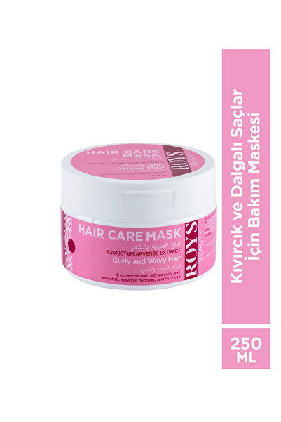 ROYS beauty Kıvırcık ve Dalgalı Saçlar İçin Bakım Maskesi 250 ml (Bukle Belir...