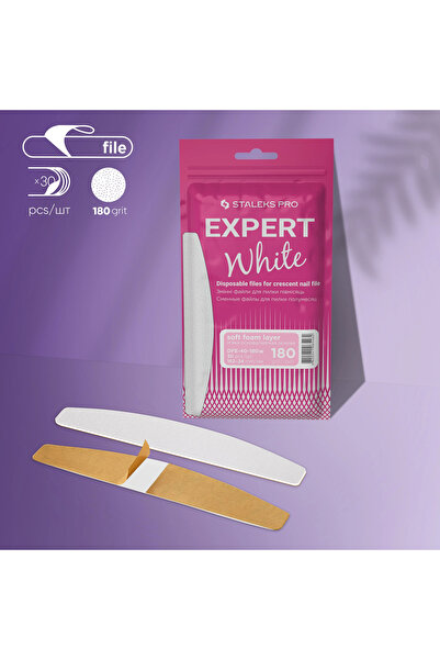 STALEKS EXPERT 40 Yarım Ay Törpü İçin Yedek PapmAm Yumuşak Tabanlı Beyaz Törp...