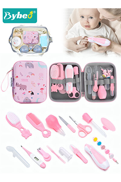 BYBEO 20-in-1 Baby Healthcare and Grooming Kit, Baby Electric Nail Trimmer Se...