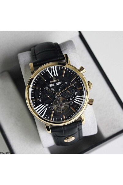 Reward Rwa147658 Leather Automatic Men's Wristwatch with Cord Strap