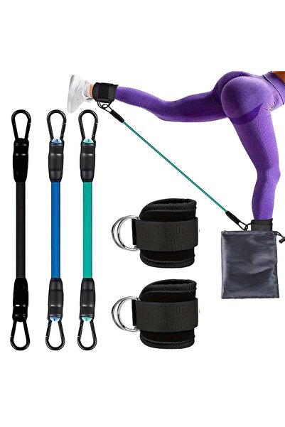 Verci أربطة كاحل قابلة للتعديل مع أساور احترافية لتمارين سرعة الساق والورك لل...