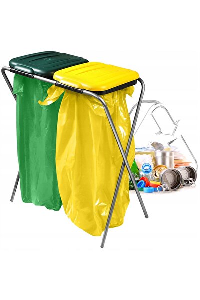 KADAX Stand for Waste Sorting 2 Positions 120L Bag Waste Bin