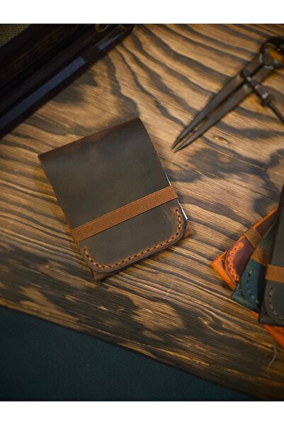 MY Leather Genuine Leather Cash Slim Thin K Card Holder Wallet