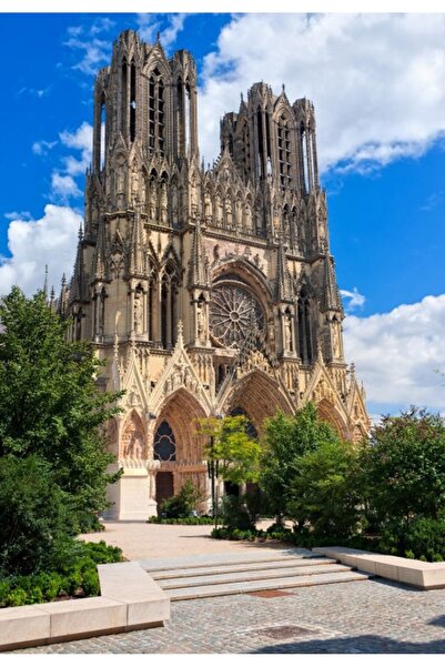 Bluebird Παζλ 1000 κομμάτια - Θέα στην Καθεδρική Εκκλησία της Ρεμς (Bluebird-...