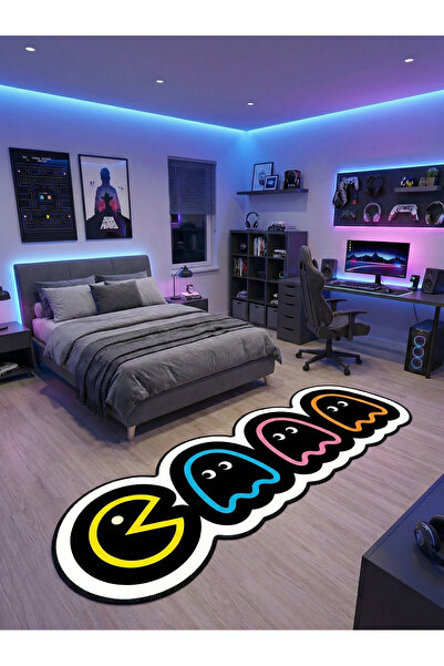 RUGRUMBA talpă antialunecare Cameră pentru tineri cu tematică Playstation Xbo...