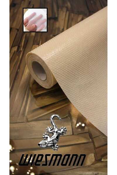 ozbience 45cm x 10m Açık Kahve Kaydırmaz Raf ve Dolap İç Örtüsü