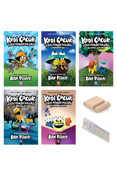 Altın Kitaplar KEDİ ÇOCUK SET 5 Kitap / ÇİZGİ ROMAN KULÜBÜ ORTAKLIĞI-PERSPEKT...